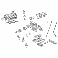 OEM 2015 Lexus LS460 Guide, Oil Level Gage Diagram - 11452-38041