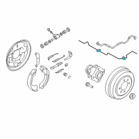 OEM 2021 Nissan NV200 Tube Assy-Rear Brake, RH Diagram - 46290-3LM0A