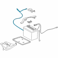 OEM Toyota Corolla Negative Cable Diagram - 82123-02070