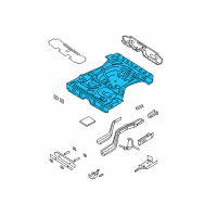 OEM Dodge Neon Pan-Floor Diagram - 5066462AB