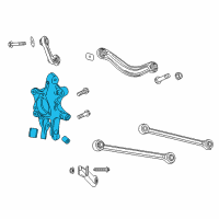 OEM 2016 Cadillac CT6 Knuckle Diagram - 23311305