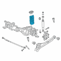 OEM 2020 Ram 2500 Front Coil Spring Diagram - 68349072AA