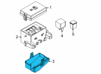 OEM Ford F-150 Lower Cover Diagram - 5L3Z-14A003-E