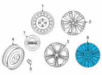 OEM 2020 Nissan Sentra Cover-Disc Wheel Diagram - 40315-6LB0A