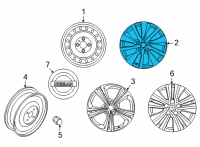 OEM 2020 Nissan Sentra Wheel-Aluminum Diagram - 40300-6LB9A