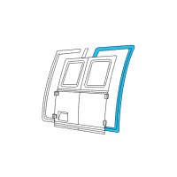 OEM 2009 Ford E-350 Super Duty Weatherstrip Diagram - F3UZ-1543722-A