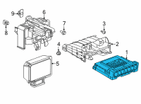 OEM 2020 Cadillac XT5 Body Control Module Assembly Diagram - 13518593