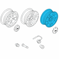 OEM 2004 Ford F-150 Wheel Diagram - 4L3Z-1007-GB