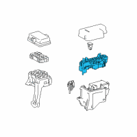 OEM Toyota RAV4 Relay Box Diagram - 82630-42030