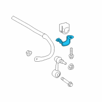 OEM 2021 Toyota Prius Prime Stabilizer Bar Bracket Diagram - 48832-06060