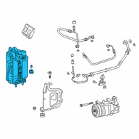 OEM 2022 Toyota GR Supra Condenser Diagram - 88460-WAA01