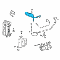 OEM Toyota GR Supra Suction Pipe Diagram - 88704-WAA04