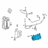 OEM 2021 Toyota GR Supra Compressor Diagram - 88310-WAA02