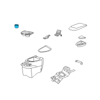 OEM 2002 Lincoln Blackwood Cup Diagram - YL7Z-7813562-AA
