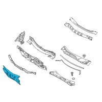 OEM 2015 Nissan Murano INSULATOR-Dash, Lower Front Diagram - 67810-5AA0A