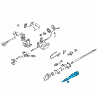 OEM 1998 Chevrolet Astro Column Asm, Steering Diagram - 26061183