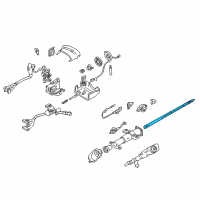 OEM 2002 Chevrolet Astro Shaft Asm, Steering Diagram - 26048832