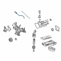 OEM 2010 Lexus LX570 Guide, Oil Level Gage Diagram - 11452-38080