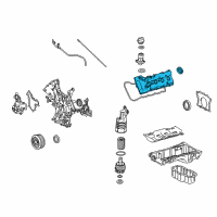 OEM 2017 Toyota Land Cruiser Valve Cover Diagram - 11201-38040