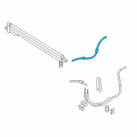 OEM 2014 Kia Sedona Hose Assembly-Automatic TRANSAXLE Oil Co Diagram - 254204D970