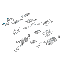 OEM 2014 Kia Sorento Gasket-Exhaust Pipe Diagram - 287512B550