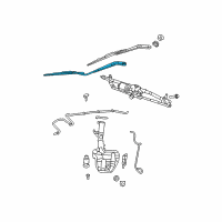 OEM 2014 Chrysler Town & Country Blade-Front WIPER Diagram - 68028442AA