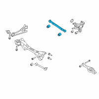 OEM 2012 Hyundai Elantra Arm & Bush Assembly-Suspension Upper Diagram - 55100-2G000
