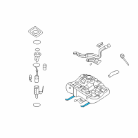 OEM Kia Optima Band Assembly-Fuel Tank Diagram - 312112G000