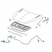 OEM 2020 Buick Envision Release Cable Diagram - 22924580