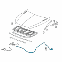 OEM 2018 Buick Envision Release Cable Diagram - 22900446