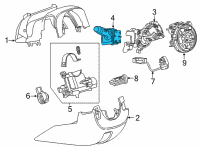 OEM 2022 Chevrolet Silverado 2500 HD Signal Switch Diagram - 84924353