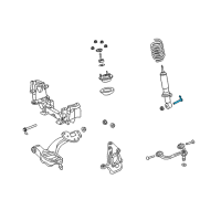 OEM 2009 Ford Crown Victoria Mount Bolt Diagram - 6W1Z-3C177-B