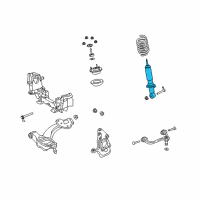 OEM 2003 Mercury Grand Marquis Strut Diagram - 3U2Z-18124-BJ