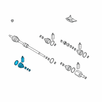 OEM 2021 Kia Forte Boot Kit-Fr Axle WHE Diagram - 495A4M7400