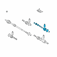 OEM 2021 Kia Forte DAMPER Kit-Fr Axle D Diagram - 495R6M7400