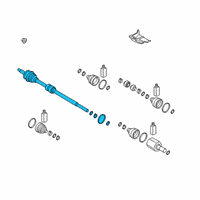 OEM Kia Joint & Shaft Kit-Fr Diagram - 495R1M7400