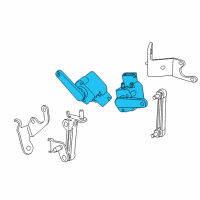 OEM 2018 BMW 650i Level Sensor, Rear Diagram - 37-14-6-853-755