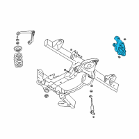 OEM Dodge Ram 1500 Steering Knuckle Diagram - 52106550AA