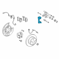 OEM 2011 Toyota Highlander Caliper Mount Diagram - 47821-0E040