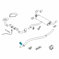 OEM 2020 BMW X5 Muffler Clamp Diagram - 18-30-7-614-699