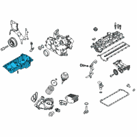 OEM BMW 335d Oil Pan Diagram - 11-13-7-801-363