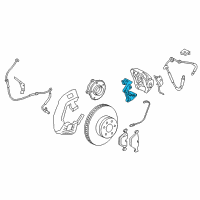 OEM 2012 BMW 550i GT xDrive Calliper Carrier Diagram - 34-21-6-786-829