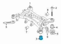 OEM BMW 430i xDrive RUBBER MOUNTING FRONT Diagram - 33-31-6-868-536