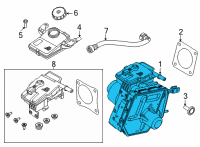 OEM 2021 Ford Mustang Mach-E BOOSTER ASY - BRAKE Diagram - LJ9Z-2005-A