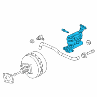 OEM 2003 Buick Rendezvous Cylinder Asm, Brake Master Diagram - 19209264