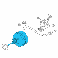 OEM 2001 Pontiac Aztek Booster Assembly Diagram - 18045787