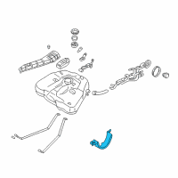 OEM Nissan Holder Filler Cap Diagram - 17255-01G00