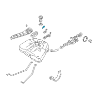 OEM Nissan Sentra Bracket-Fuel Pump Diagram - 17013-4B000