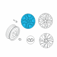 OEM Infiniti JX35 Aluminum Wheel Diagram - 40300-3JA6A