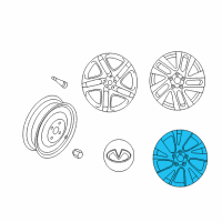 OEM 2020 Infiniti QX60 Aluminum Wheel Diagram - 40300-1A52E